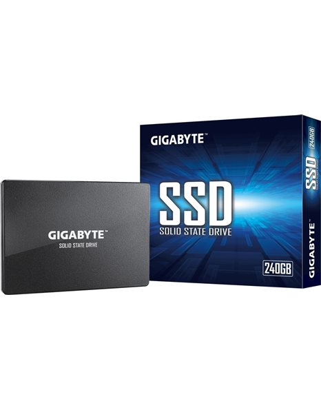 Gigabyte 240GB SSD, 2.5-Inch, SATA3, 500MBps (Read)/420MBps (Write), Black (GP-GSTFS31240GNTD)