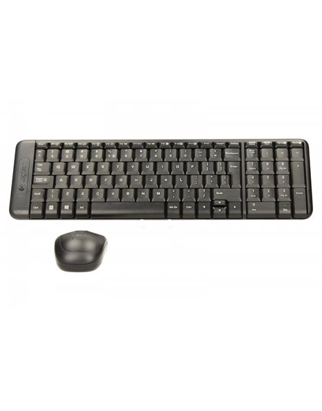 Logitech Wireless Desktop MK220 US Keyboard - Mouse (920-003168)