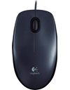 Logitech M90 Wired Mouse, Black (910-001794)