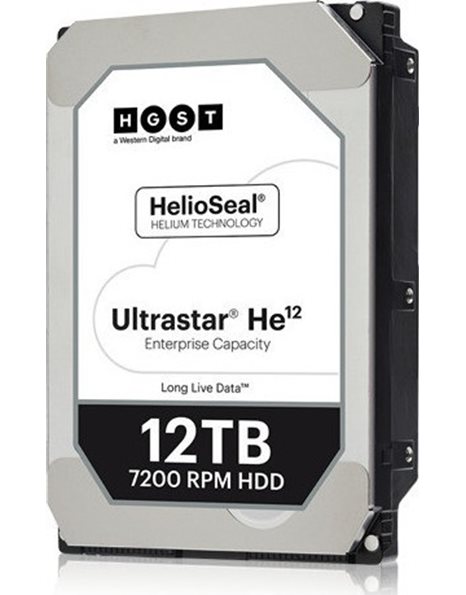 Hitachi Ultrastar DC HE12 12TB HDD, 3.5-Inch SATA3, 256MB Cache, 7200rpm (0F30144)
