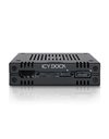 IcyDock ExpressCage 2x 2.5 Inch SAS/SATA HDD/SSD Mobile Rack for External 3.5 Inch Bay-Comparable to Tray-less Design (MB742SP-B)