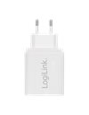 LogiLink USB power socket adapter, 4x USB-Port, 24W, White (PA0211W)