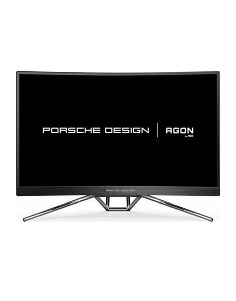 AOC PD27 27-Inch LED QHD VA Porsche Design Curved Gaming Monitor, 2560x1440, 240Hz, 16:9, 0,5ms, HDMI, DP, Speakers (PD27)