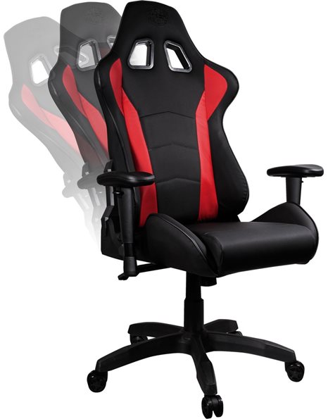 CoolerMaster Caliber R1 Gaming Chair, Black/Red (CMI-GCR1-2019R)