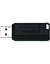 Verbatim PinStripe 64GB USB 2.0 Flash Drive, Black (49065)