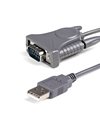 StarTech USB To RS232 DB9/DB25 Serial Adapter Cable, M/M, Gray (ICUSB232DB25)