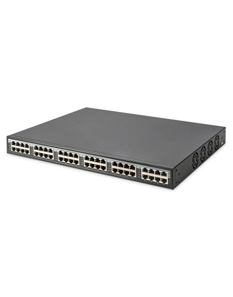 Digitus 24 Port Gigabit Ethernet PoE+ Injector, 802.3af/at, 370W (DN-95117)