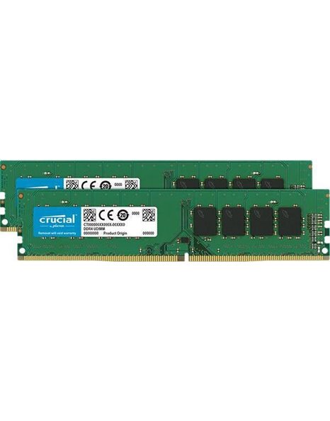 Crucial 8GB Kit (2x4GB) 2666MHz UDIMM DDR4 CL19 1.20V (CT2K4G4DFS8266)