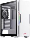 Adata XPG Starker, Midi Tower, ATX , USB3.0, No PSU, Tempered Glass PC Case, White (75260180)