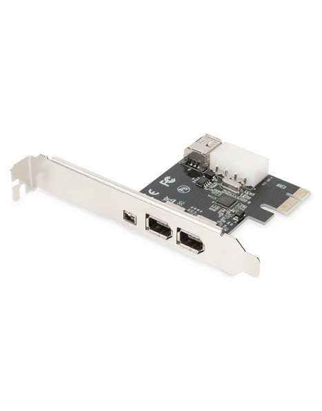 Digitus DS-30201-5  PCI Express Card, Firewire 1394a 3+1 ports (DS-30201-5)