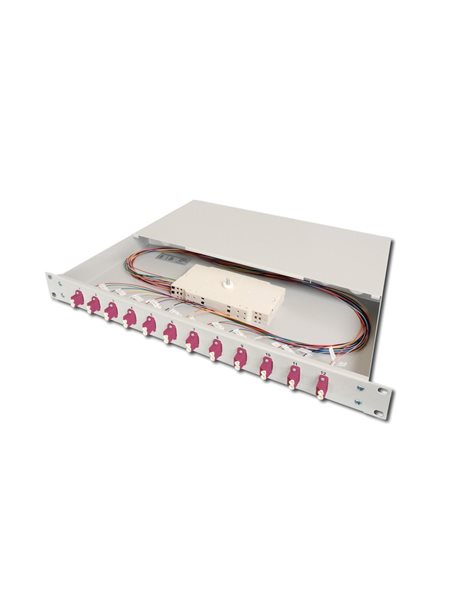 Digitus Fiber Optic Sliding Splice Box, 1U, Equipped (DN-96331-4)