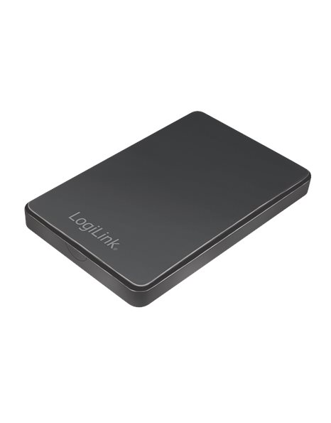 LogiLink External HDD Enclosure, 2.5-Inch, SATA, USB 3.0, Black (UA0339)
