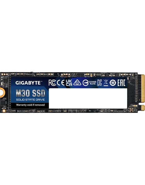 Gigabyte M30 1TB SSD, M.2, PCIe , 3500MB/S (Read)/3000MB/S (Write) (GP-GM301TB-G)