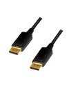 LogiLink DisplayPort Cable, DP/M To DP/M, 4K At 60Hz, CCS, 2m, Black (CD0101)