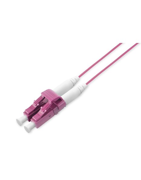 Digitus Optical Fiber Patch Cord, Multimode, LC To LC, MM OM4 50/125µ, 5m, Heather Violet (DK-HD2533-05-4)