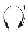 LogiLink HS0052 Stereo headset, 2x 3.5 mm stereo plug, microphone (HS0052)