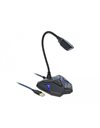Delock Desktop USB Gaming Microphone with Gooseneck and Mute Button, Black/Blue (66330)