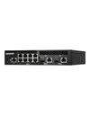 Qnap 10GbE & 2.5GbE Layer 2 Web Managed Half-Width Rackmount 1U Switch, 10 Connections, Black (QSW-M2108R-2C)