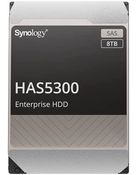 Synology HAS5300 8TB 3.5-inch SAS 12Gb/s HDD 7200rpm, 256MB Cache, For NAS (HAS5300-8T)