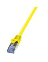 LogiLink Cat.6A S/FTP Patch Cable PrimeLine, 0.25m, Yellow (CQ3017S)