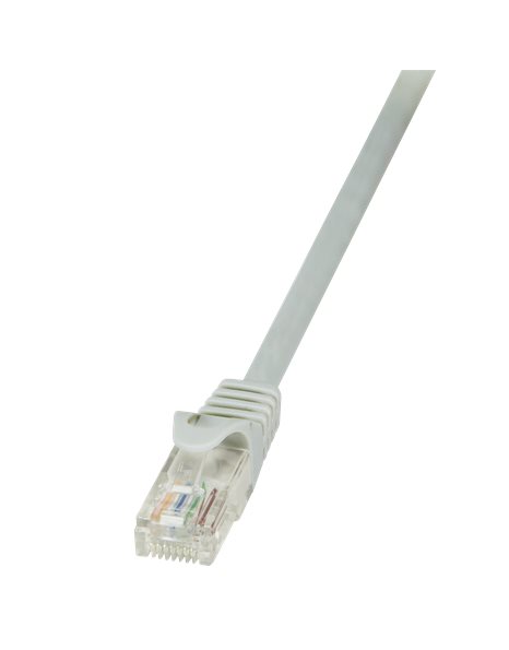 LogiLink Patch cable Econline, Cat.5e, U/UTP, grey, 3m (CP1062U)