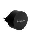 LogiLink USB Socket Adapter, 1x USB-Port For Fast Charging, 10.5W, Black (PA0217)