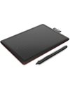 Wacom One Creative Pen Tablet, Medium, Black/Red (CTL-672-N)