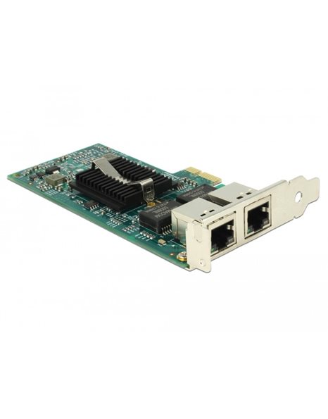 Delock PCI Express x1 Card 2xRJ45 Gigabit LAN i82576 (89944)