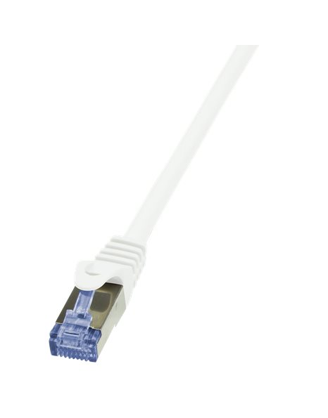 LogiLink Cat.6A S/FTP Patch Cable PrimeLine, 0.25m, White (CQ3011S)