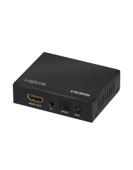 LogiLink HDMI Audio Extractor, 2CH/5.1CH, 4K At 60Hz, Black (HD0055)