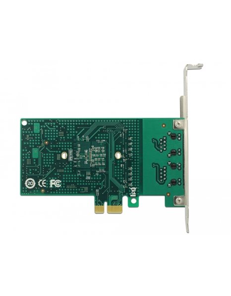 Delock PCI Express x1 Card 2xRJ45 Gigabit LAN i82576 (89944)