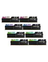G.Skill Trident Z RGB 64GB Kit (8x8GB) 3600MHz UDIMM DDR4 CL14 1.45V, Black (F4-3600C14Q2-64GTZRA)
