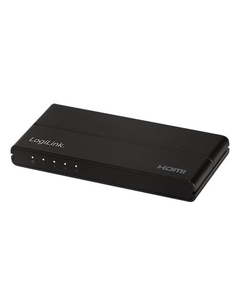 LogiLink HDMI Splitter, 1x4-Port, 4K At 60Hz, Downscaler, Black (HD0037)