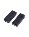 LogiLink USB 3.0 Adapter, USB-A/F To USB-A/F, Black (AU0026)