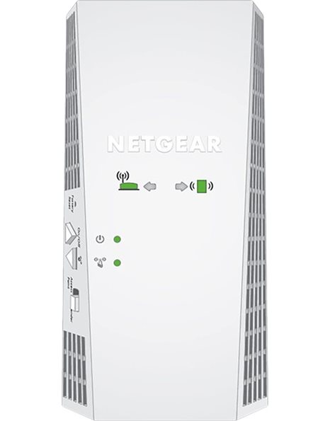 Netgear Dual-band WiFi Mesh Extender, 1.7Gbps, Wall-plug, Internal Antenna (EX6250-100PES)