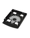 LogiLink Hard Disk Drive Mounting Frame, 2.5-Inch To 3.5-Inch For 2x HDD/SSD, Aluminum, Black (AD0011)