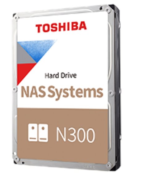 Toshiba N300 NAS HDD, 4TB, 3.5-Inch SATA3 6Gb/S, 256MB Cache, 7200rpm (HDWG440UZSVA)