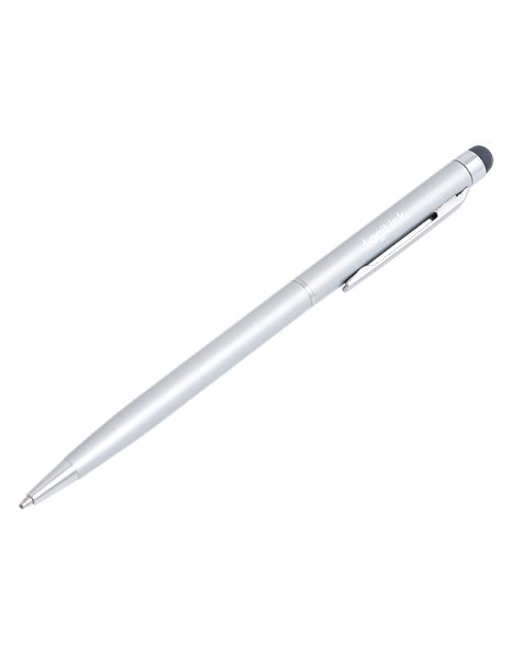 LogiLink Touchpen with Integrated Ballpoint Pen, Silver (AA0041)