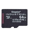 Kingston 64GB microSDXC Industrial C10 A1 pSLC Card Single Pack (SDCIT2/64GBSP)