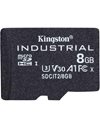 Kingston Industrial Flash Memory Card 8GB microSDHC UHS-I, Black (SDCIT2/8GBSP)