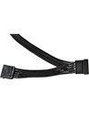 Be Quiet CS-6720 7-Pin SATA III - 2x 7-Pin SATA III Angle (90) Cable 0.7m, Black (BC025)