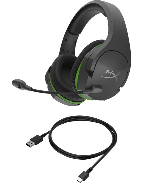 Kingston HyperX CloudX Stinger Core Wireless Gaming Headset For Xbox, Black/Green (HHSS1C-DG-GY/G)