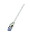LogiLink Patch cable PrimeLine, Cat.7 raw cable, S/FTP, grey, 0.25m (CQ4012S)