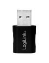 LogiLink USB 2.0 Audio Adapter, USB-A/Male To 3.5mm 4-Pin/Female, Black (UA0299)