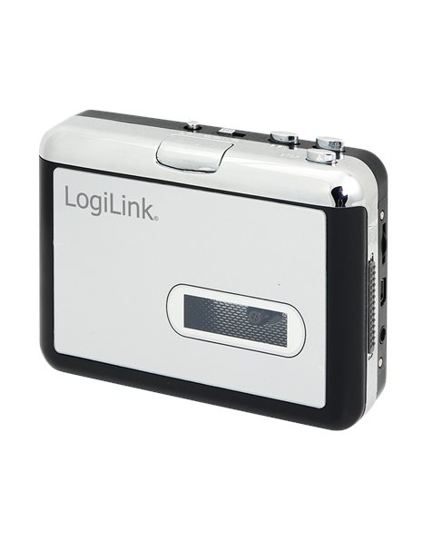 LogiLink Cassette Digitizer With USB Connector, Black/Silver (UA0156)