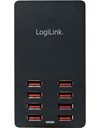 LogiLink USB Table Charger, 8x USB ports, 44Wt (PA0140)