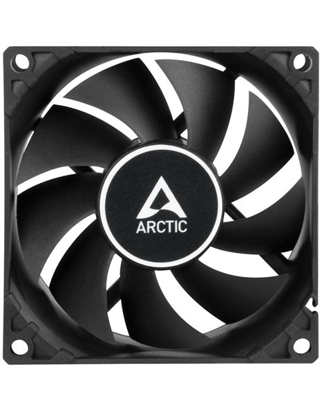 Arctic F8 PWM PST CO, 80mm PWM With PST Case Fan For Continuous Operation, Black (ACFAN00206A)