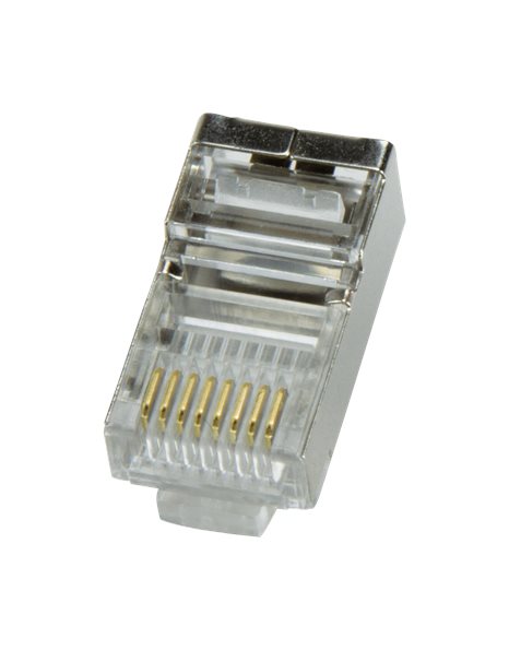 LogiLink RJ45 modular plug, Cat.5e, shielded, 100 pcs (MP0003)