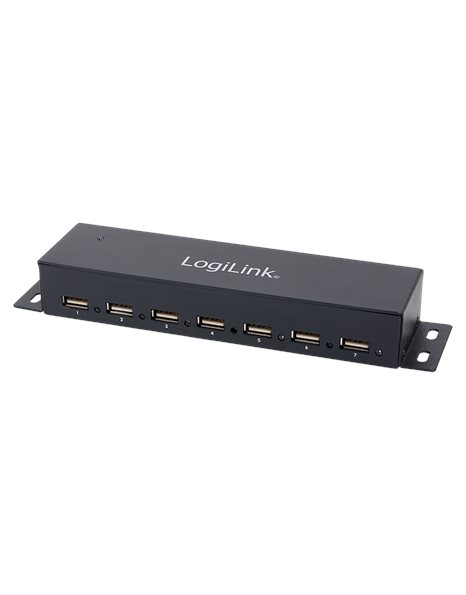 LogiLink USB 2.0 hub, 7-Port, metal (UA0148)