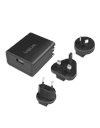 LogiLink USB Socket Travel Adapter For 2.1A Fast Charging, 10.5W, Black (PA0187)